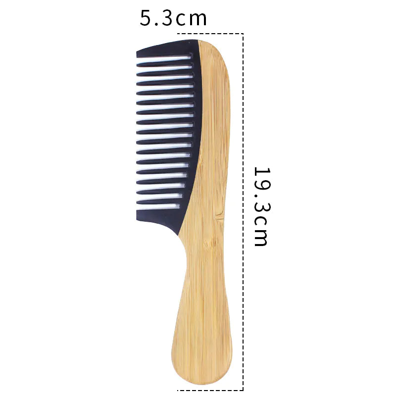Eco-Friendly Bamboo Hair Comb - Anti-Static