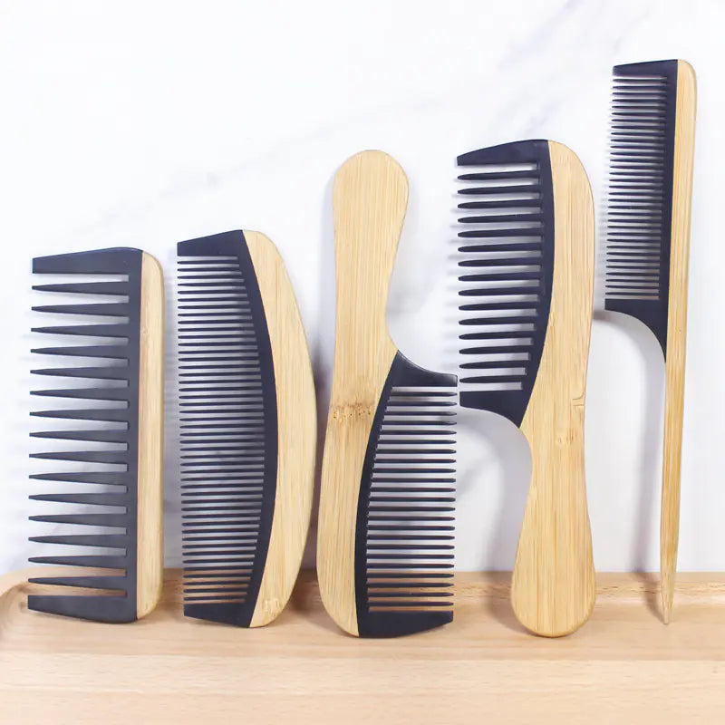 Eco-Friendly Bamboo Hair Comb - Anti-Static