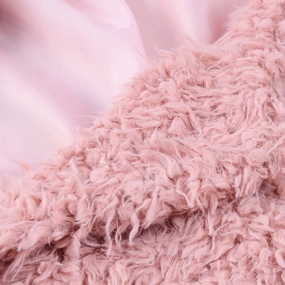 Chic Long Faux Fur Coat - Women's Winter Elegance