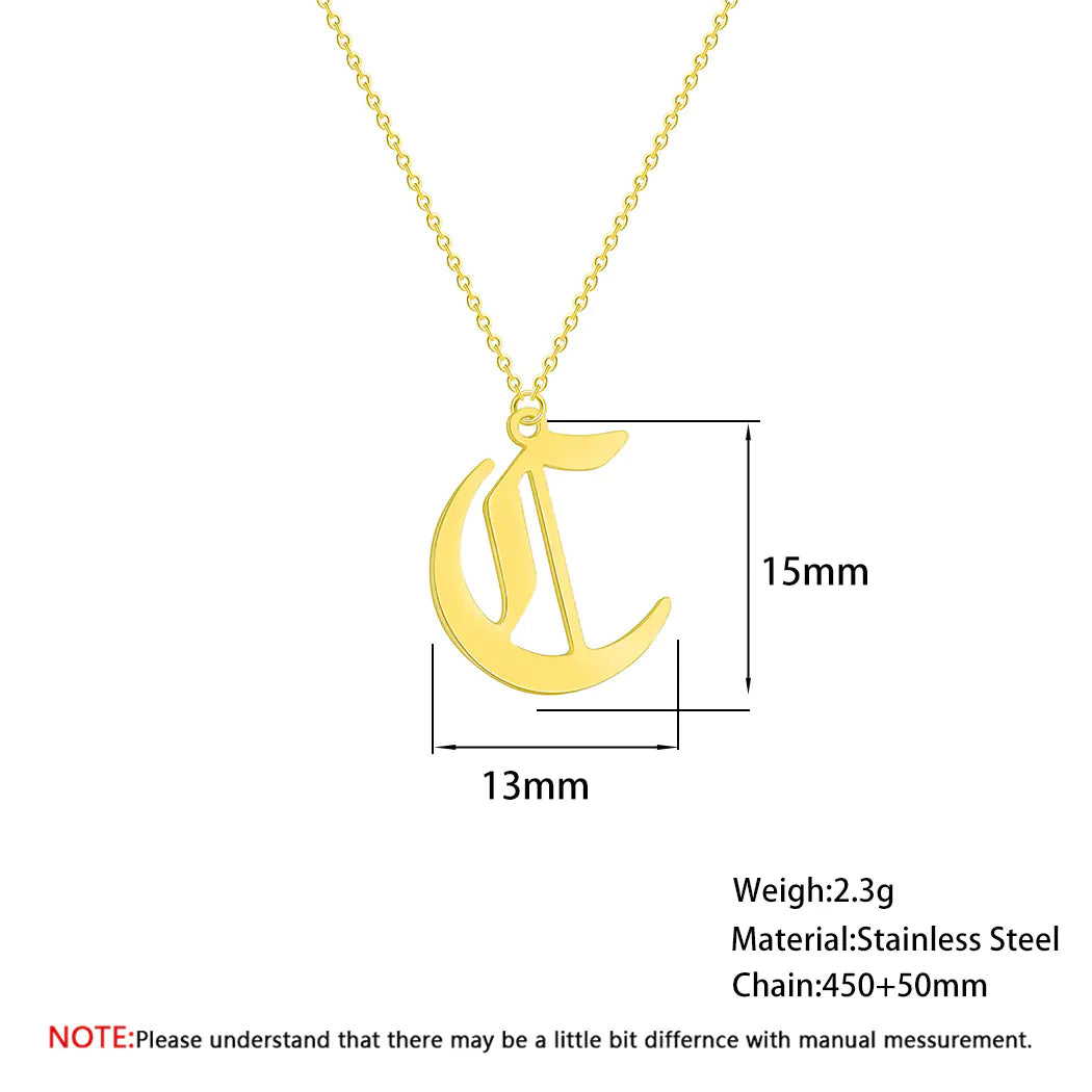 Radiant Letter C Pendant