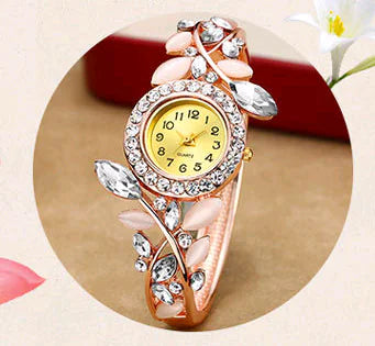 Trendy Women's Jewel Studded Watch