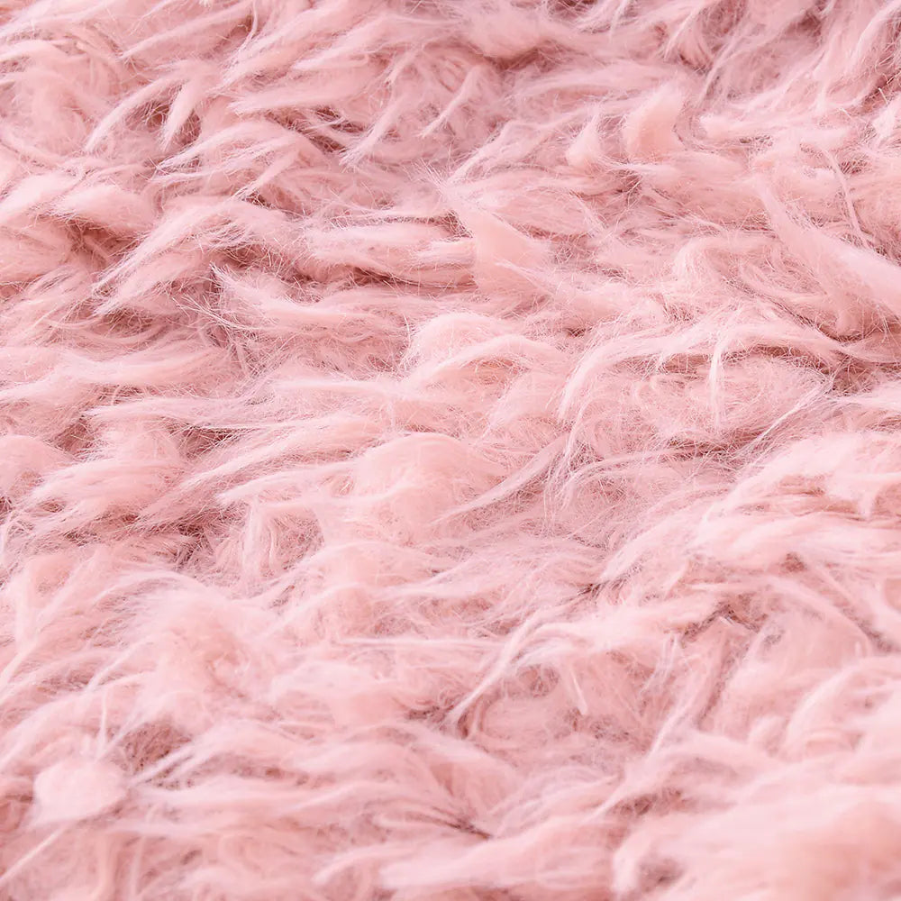 Chic Long Faux Fur Coat - Women's Winter Elegance