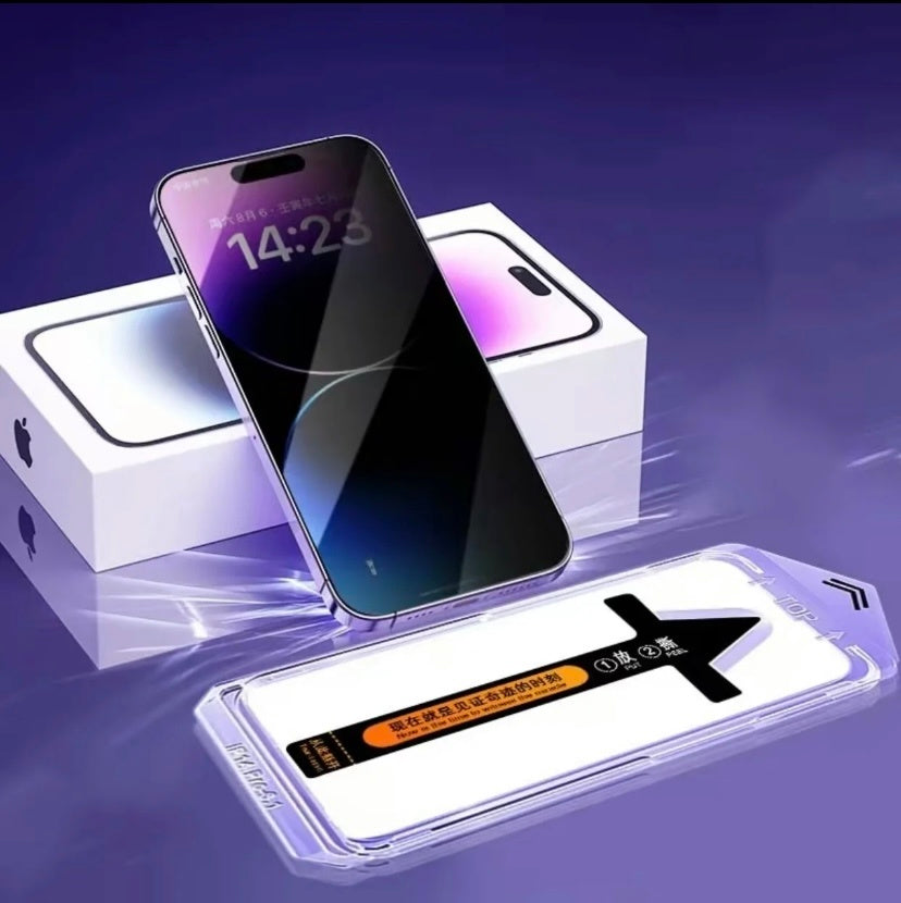 Iphone 14, 15 Plus, Pro, Pro Max Matte Screen Protector Glass, HD Clear 2 Pack