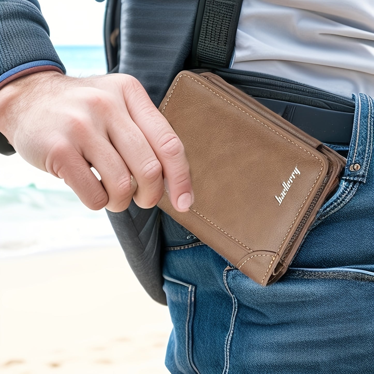 Brown Khaki Men’s Wallet