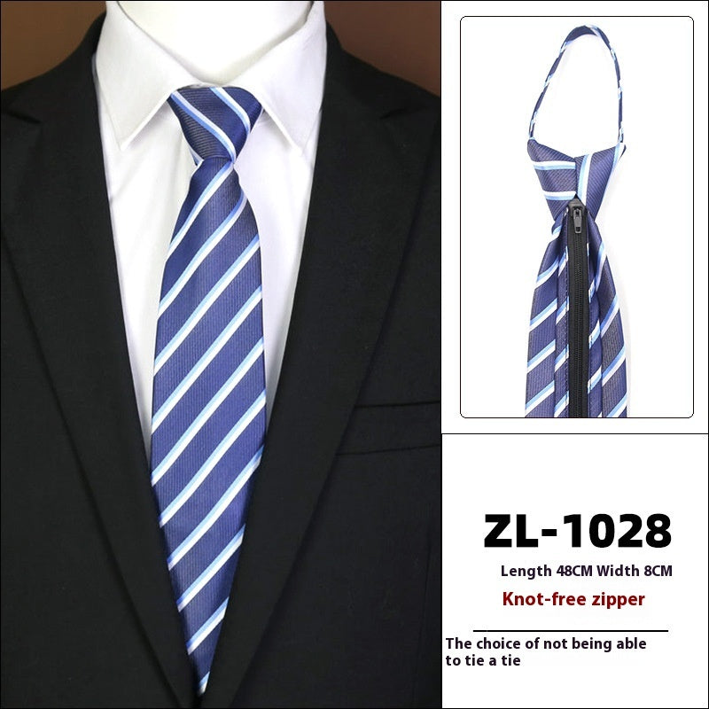 Men’s Zipper Business Tie