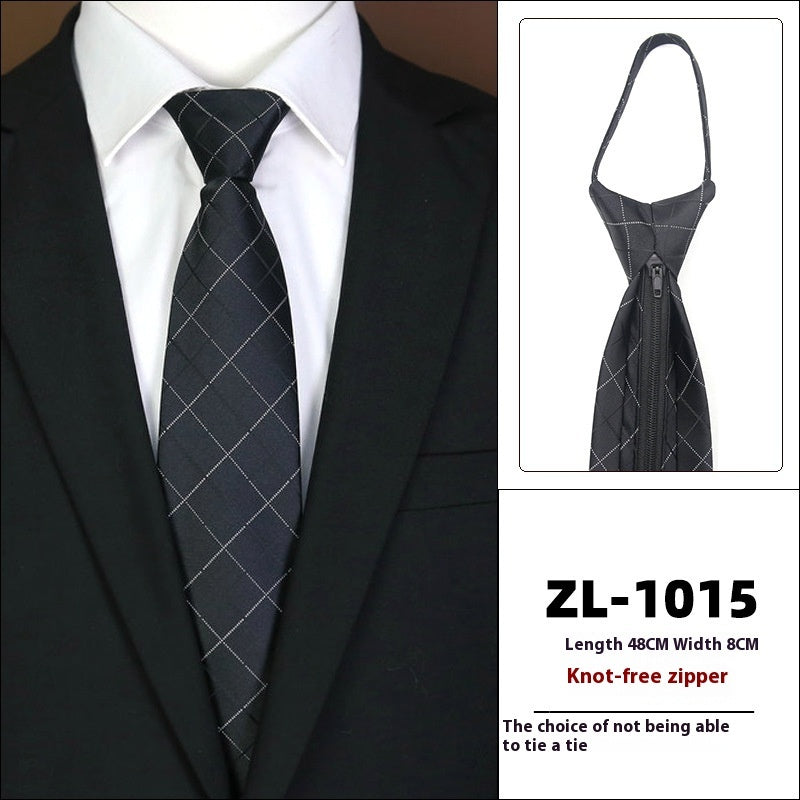 Men’s Zipper Business Tie