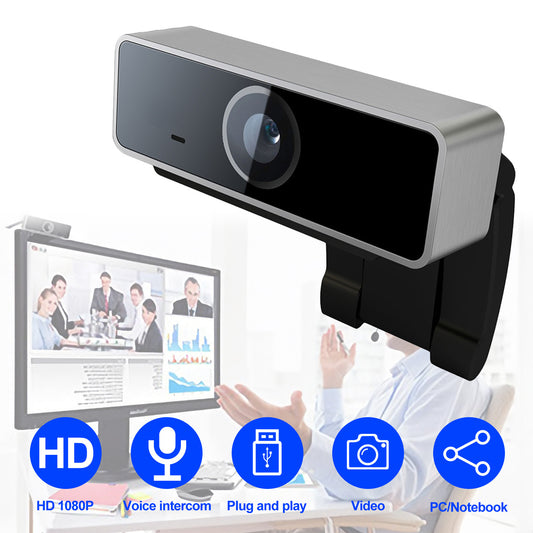 1080P FHD Autofocus USB Webcam with Microphone