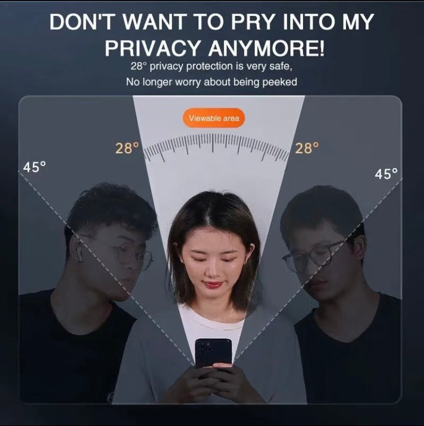 Iphone 14, 15 Plus, Pro, Pro Max Matte Screen Protector Glass, HD Clear 2 Pack