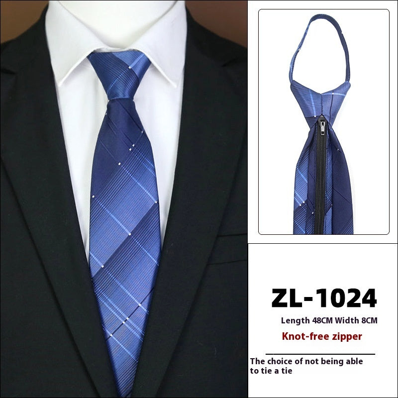 Men’s Zipper Business Tie