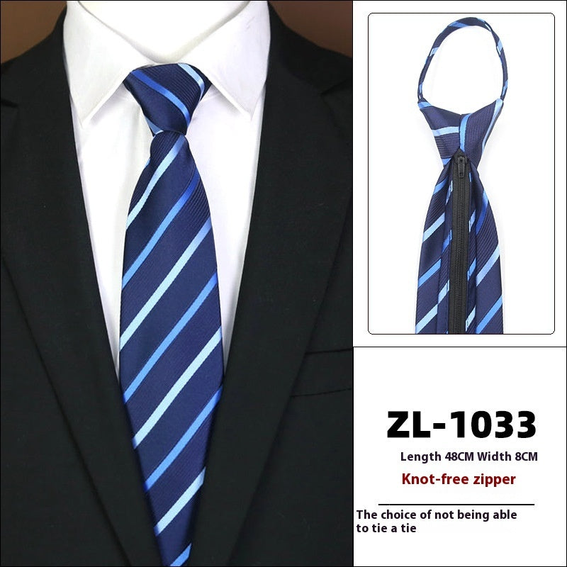 Men’s Zipper Business Tie