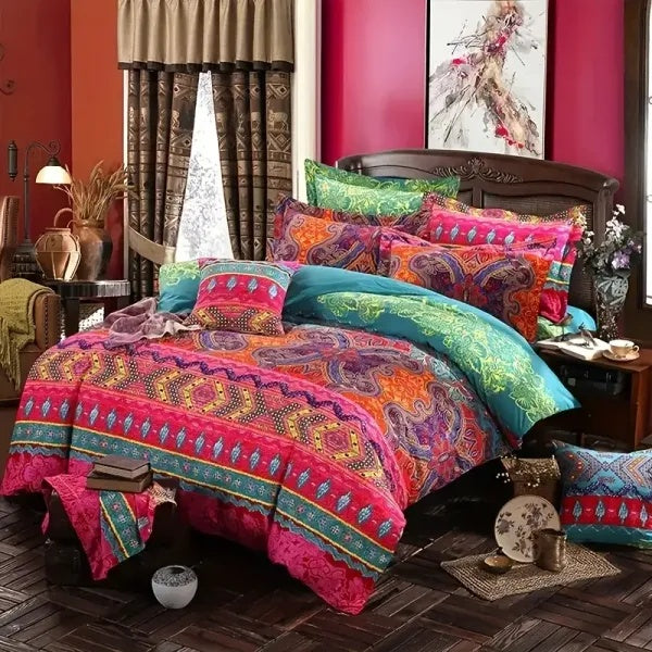 3-Piece Queen Duvet Cover Set – 1 Duvet Cover & 2 Pillowcases, Available in Multiple Styles