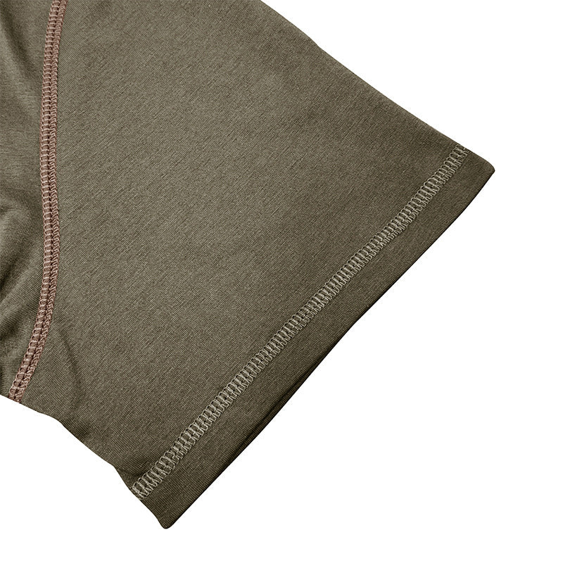 BreezeFit Men’s Summer Polo Shirt – Short Sleeve Button V-Neck Casual Top