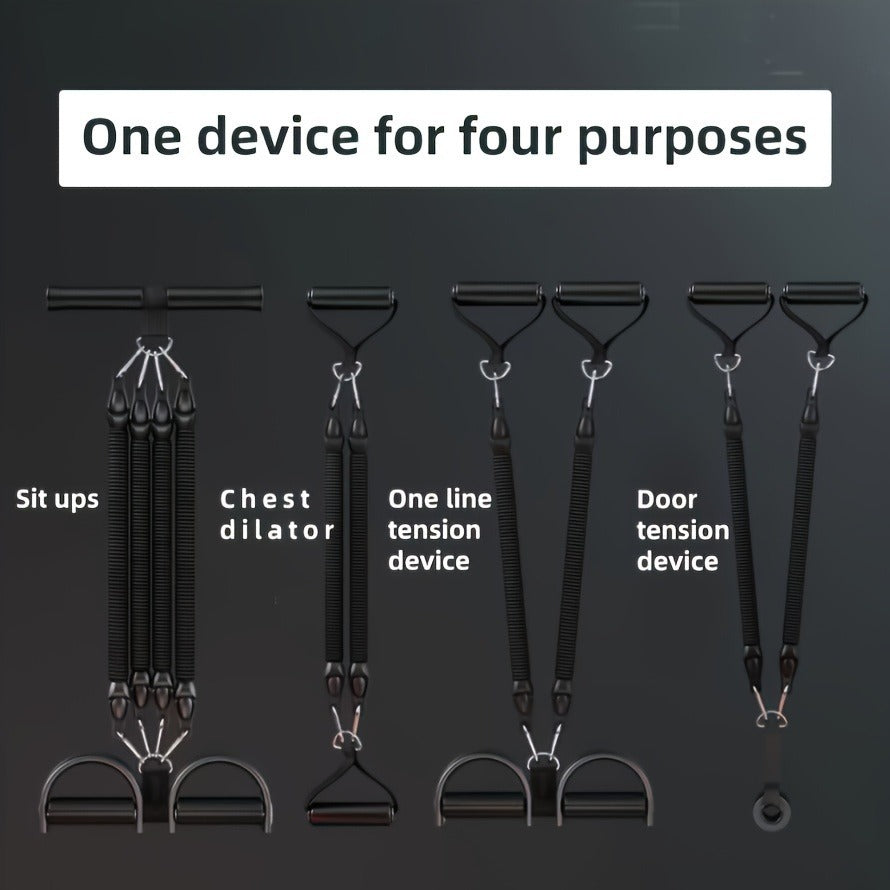 Adjustable Resistance Bands with Handles & Foot Pedals