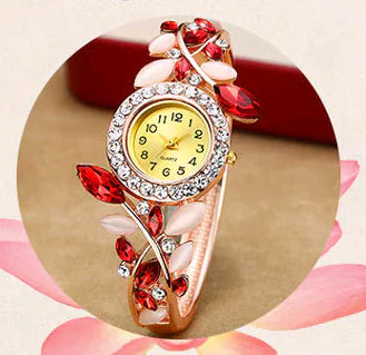 Trendy Women's Jewel Studded Watch