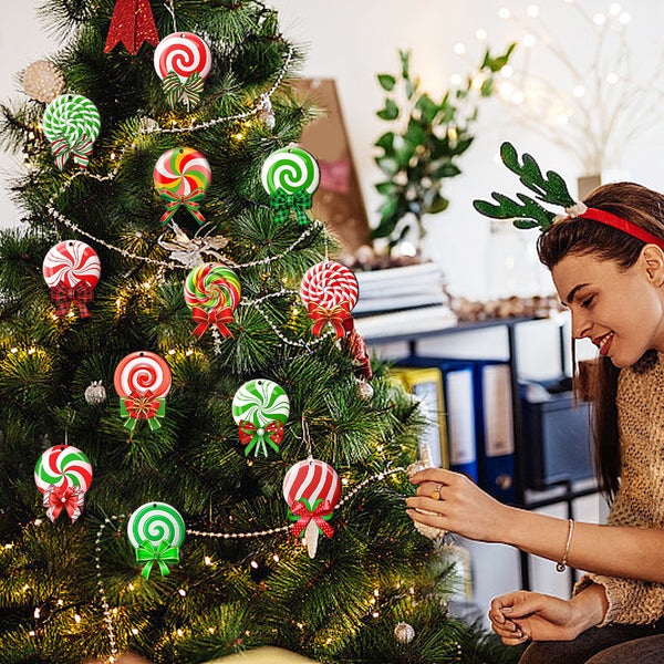 24-Piece Christmas Candy Ornament Set