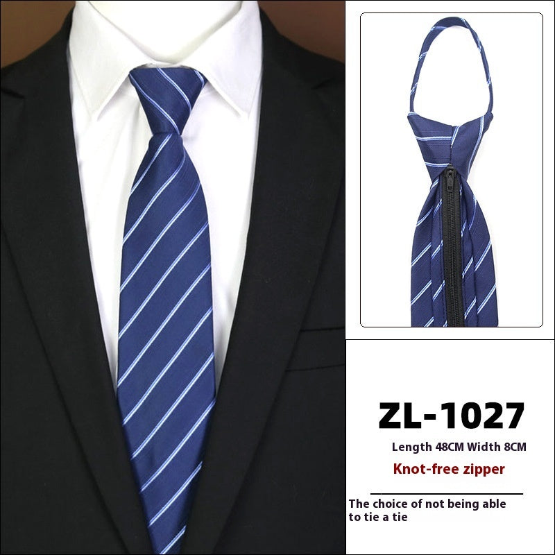 Men’s Zipper Business Tie