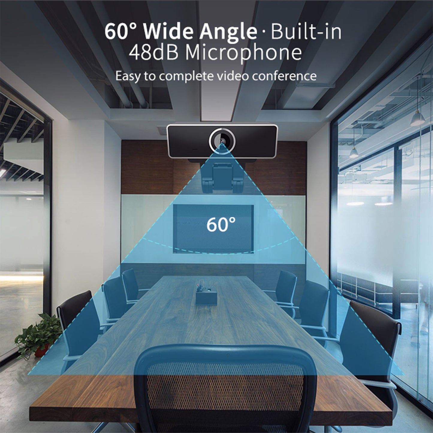 1080P FHD Autofocus USB Webcam with Microphone