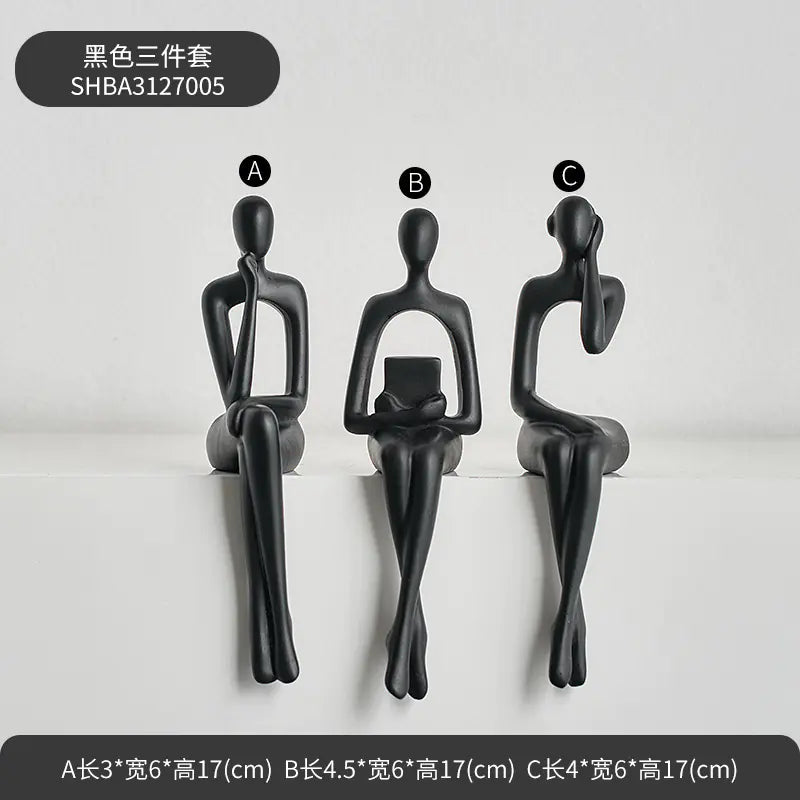 Wow House Original Design Abstract Figurine for Home Decor