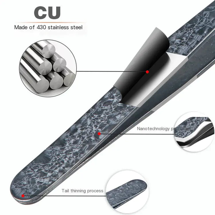 Twin-Sided Stainless Steel Tweezer Kit