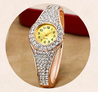 Trendy Women's Jewel Studded Watch