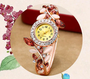Trendy Women's Jewel Studded Watch