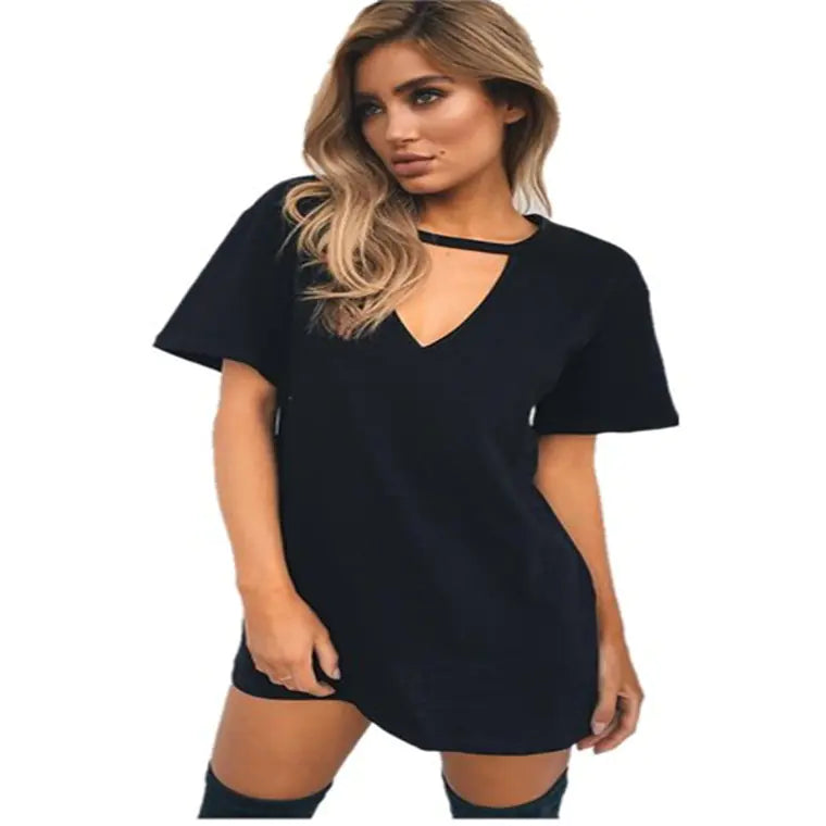 Relaxed Fit Short Sleeve Dress